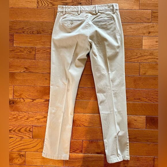 BEIGE OLD NAVY ULTIMATE SLIM KHAKIS 29x30 - Picture 4 of 5